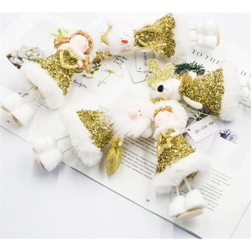 2019 New Year Xmas Ornament Non-woven Christmas Tree Decoration Pendant For Home Festival Party Children Friends Gifts