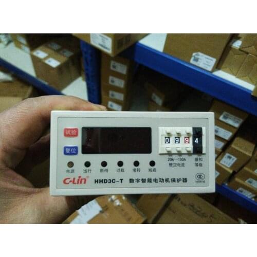 Brand new original authentic C-Lin HHD3C-T (20~100A) Digital Display Motor Protector AC380V 220v