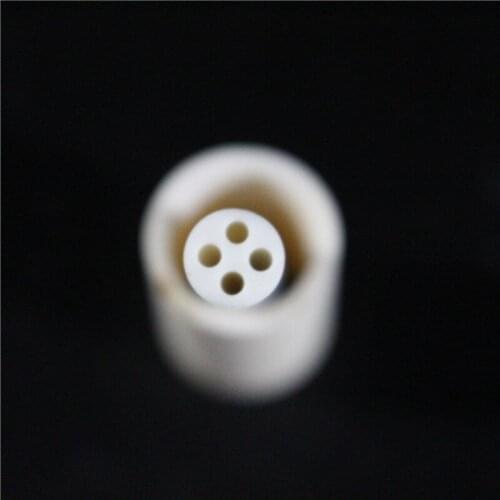 OD*ID=2.5*0.5mm / 4 bores insulators / good thermostability / insulation / ceramic tube