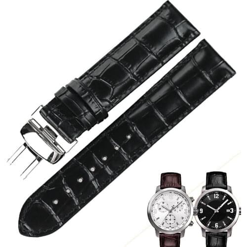 ISUNZUN Men/Women Watchband For Tissot T055 Watch Band PRC200 T055410A/417/430 Male Watch Genuine Leather Watch Strap 19 23 mm