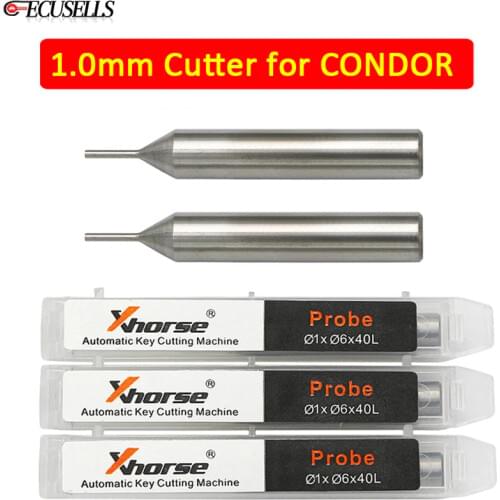 Cutter Probe 1.0mm for Xhorse CONDOR XC MINI Plus Dolphin XP-005 Dolphin XP-007 XC002 Key Cutting Machine