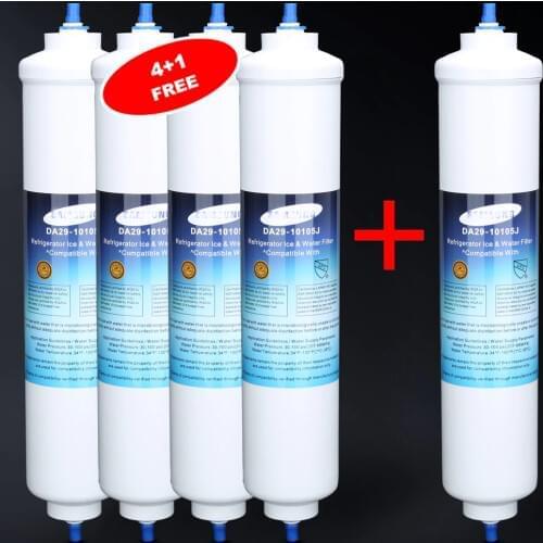 Water Filter Replacement for Samsung DA29-10105J, GE GXRTPR, GXRTDQ, 4378411RB, HAFEX/EXP, 5 pack