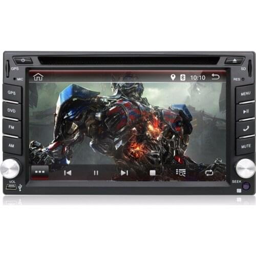 2 Din 6.2" Universal Android 10.0 Car Radio Capacitive multi-touch screen Car DVD Player 4 core Audio Stereo Multimedia