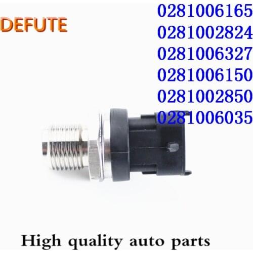 Factory sensors 0281006165 0281002824 0281006327 0281006150 0281002850 0281006035 Common rail pressure sensor forBosch