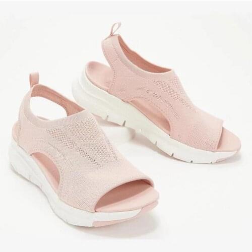 Plus Size Womens Shoes Summer 2021 Comfort Casual Sport Sandals Women Beach Wedge Sandals Women Platform Sandals Roman Sandals