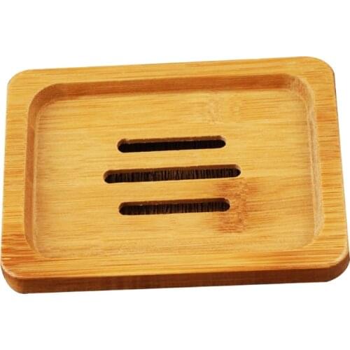 37MF Natural Wood Shower Soap Tray Dish Storage Holder Plate Bathroom Soap Water Filter Dishes Case