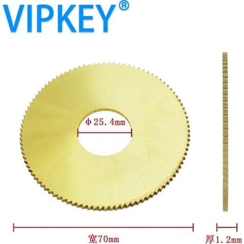 70*25.4*1.2 mm circular saw blade for 100E1 key cutting machine key blade milling cutter locksmith tools
