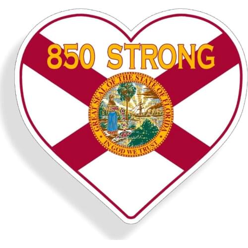 850 Strong Panama City Sticker Beach PCB FL Car Cup Laptop Window Bumper Decal