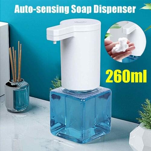 260ML Automatic Induction Soap Dispenser USB Charging Non-contact Induction Smart Liquid Automatic Machine For Kitchen Bathroom
