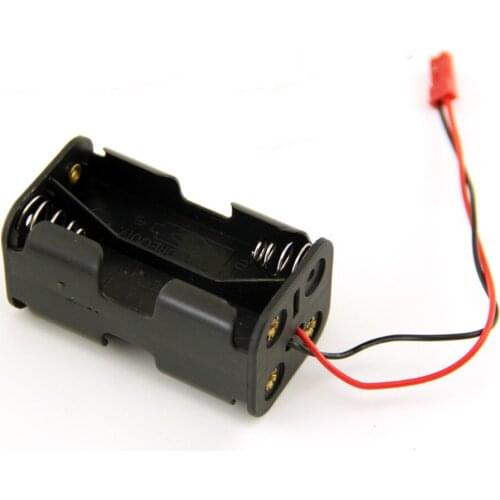 Battery box No. 5 with cable Universal 6V back-stacked battery box for remote control receiver suitable for model oil tankers