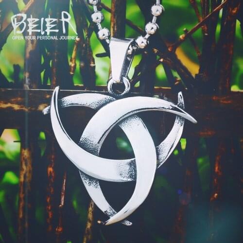Beier 316L stainless steel norse viking necklace Men gift Fashion Jewelry Unique Pedant High Quality wholesale LP214