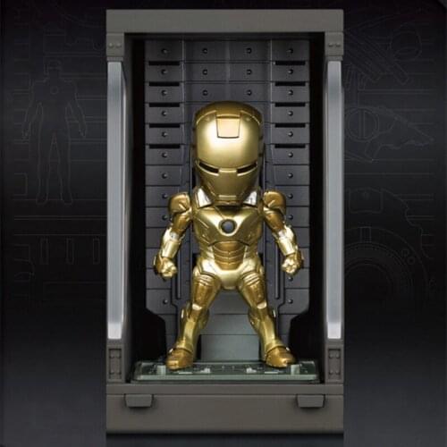 Beast kingdom Avengers Age of Ultron Golden Limited Marvel Iron 3 Man Armor garage Garage Kits Model Kits Collecting gift toys