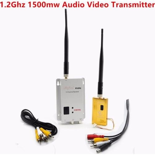 FPV 1.2Ghz 1.2G 8CH 1500mw Wireless AV Sender TV Audio Video Transmitter Receiver For QAV250 250 FPV Quadcopter