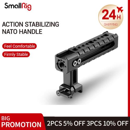 SmallRig Quick Release Nato Handle Bar DSLR Camera Handle Grip Stabilizer for SmallRig BMPCC 4K Cage / A6500 Cage 1955