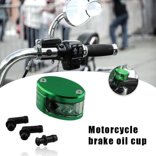 CNC Aluminum Alloy Motorcycle Brake Clutch Master Cylinder Fluid Reservoir Tank Applicable to Honda CBR600 Yamaha FZ1 FZ6