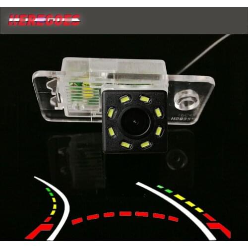 For Audi Q7 A8L S8 A6L A4 Q7 S5 A8L HD Wireless Car CCD Rear Camera Fisheye 4 8 12 led dynamic Night Vision bracket waterproof
