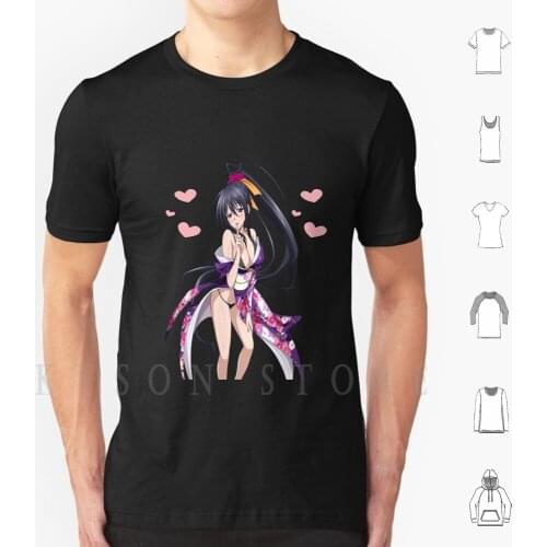 Akeno High School Dxd T Shirt Diy Big Size Cotton Anime High School Dxd Highschooldxd High School Dxd Saison 4 Manga Rias