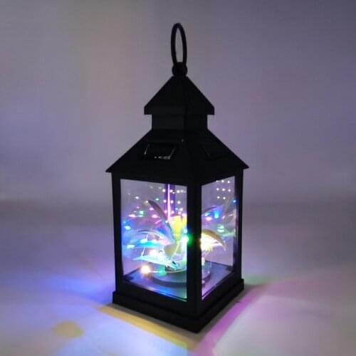 Solar Plant Shape Design Lantern 20LED String Lights Outdoor Garden Home Decoration Hanging Lights Landscape
