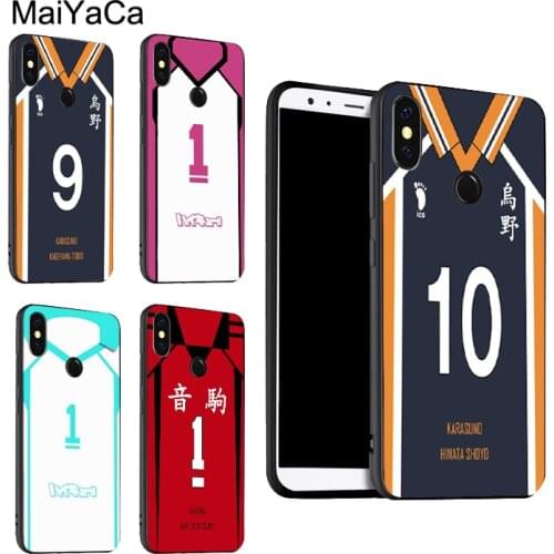 Haikyuu!! Uniform For POCO X3 F2 Case For Redmi Note 9 Pro 8 7 8T 9S 9A 9C For Mi Note 10 Lite 9T A3 Coque