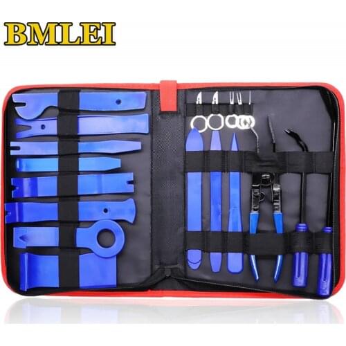 Auto Trim Removal Tool Car Radio Removal Tool for Door Panel Clips Car Radio Window Molding Upholstery Marine Fastener Removal