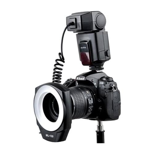 Godox ML-150 Macro Ring Flash Light for Nikon D3200 D800 D7000 D5100 D3100 D90 D300S