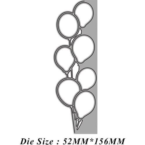 Envelope Balloons Lace 2021 Metal Cutting Dies Cut Die Mold Card Scrapbooking Paper Craft Knife Mould Blade Punch Stencils