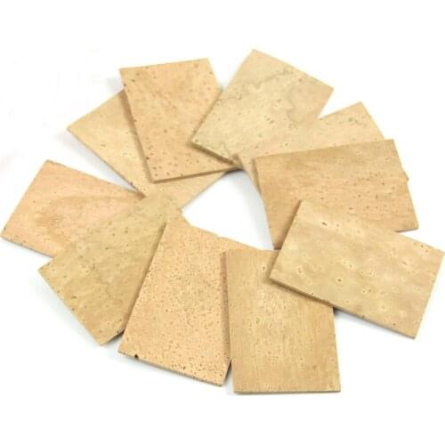 Hot High quality 1x 2mm Soprano Tenor Sax Saxophone Clarinet Joint Natural Neck Cork Sheet Natural Kit