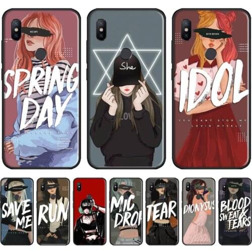 Fashion sexy B-BTS GIRL SINGER Phone Cases For Xiaomi Redmi 7 9t 9se k20 mi8 max3 lite 9 note 8 9s 10 pro Soft Silicone Shell