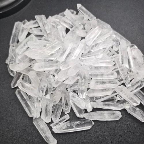 Natural Transparent Pure Lemurian Seed White Quartz Crystal End Bar crystal White Crystal Specimen Healing Energy