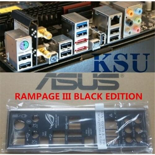 New I/O shield back plate Chassis bracket of motherboard for ASUS rampage iii black edition just shield backplane