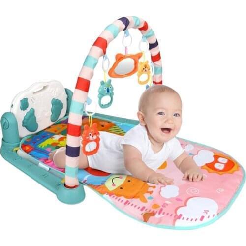 Fitness Equipment Baby Pedal Piano Fitness Frame Gym Newborn Child For Three Months Baby Fitness Game Activity Mat