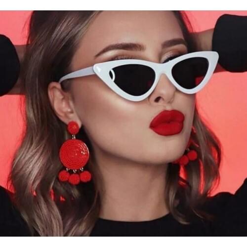 Retro Fashion Cat Eye Sunglasses Women Vintage Ladies Sun Glases Cateye Glasses Female Holiday Eyewear oculos feminino UV400