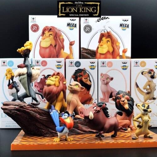 Genuine Lion King Simba Peng Peng Dingman Toy Hand-made Decoration Model Childrens Toys Unisex for Children