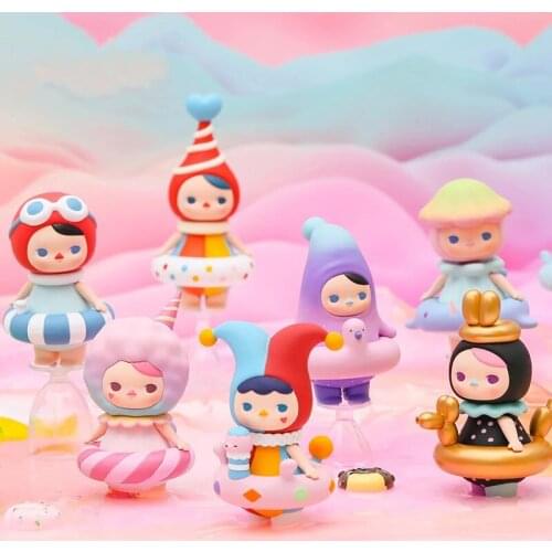 Blind Box Toys Original POP MART PUCKY Bubble Circle Series Model Confirm Style Cute Anime Figure Gift Surprise Box
