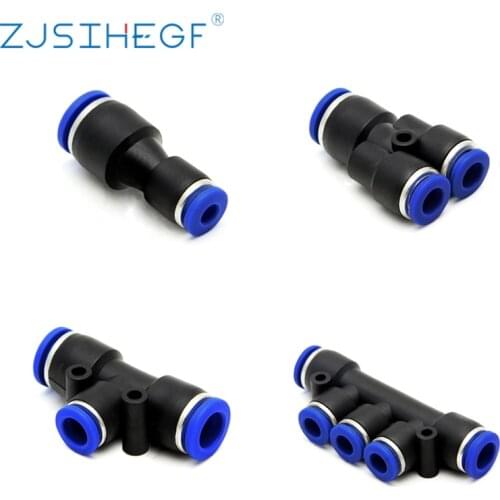 PG/PW/PEG/PKG 4 6 8 10 12mm Pneumatic Quick Coupling Gas Pipe Plastic Connector Reduced Diameter