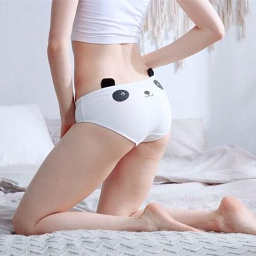 2021 Rilakkuma Panda Cute Girls Cotton Cartoon Print Underpants Panties Girls Kawaii Cosplay Briefs Underwear