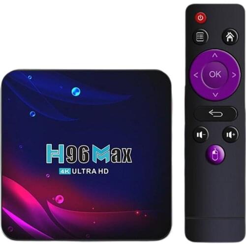 5G/2.4G 4K Ultra HD Set-Top Box Android11.0 Home Remote Control Smart Media Player TV Box H96 MAX V11 Version Smart TV Box 2+16G