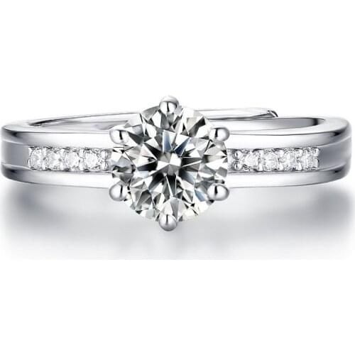 Yulaili Hot Sale Metal Jewelry Charm White Color Ring for Women Engagement Ring Wedding Anniversary Gifts Free Shipping