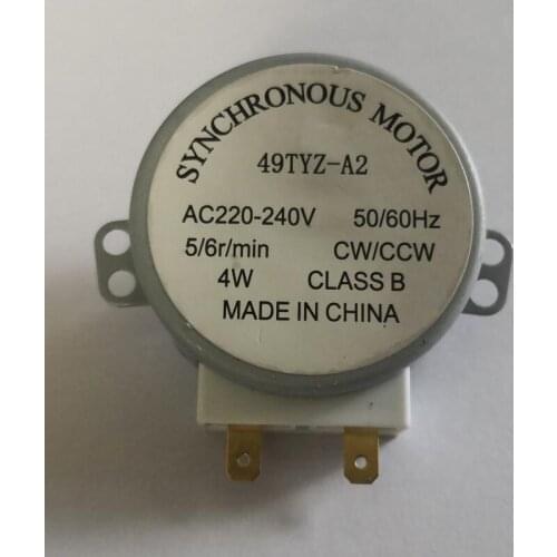 Microwave Oven Parts synchronous motor 4W 220-240V 49TYZ-A2