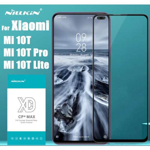 NILLKIN XD CP+MAX Mobile Screen Protectors for Xiaomi Mi 10 10T Lite 5G 9 9T Pro Coverage Tempered Glass Film For Redmi K20 Pro