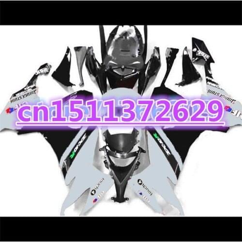 ZX10R 2008 2009 2010 Fairing For KAWASAKI ZX 10R 08-10 NINJA ZX-10R 08 09 10 white black Fairings set ZX 10R 2008-2010-Dor D