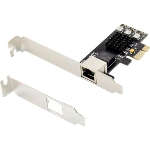 1 Port Internal PCI Express Chip REALTEK RTL8125 Single port rj45 10/100/1000M/2.5G Pcie Network Adapter Desktop 1000mbps