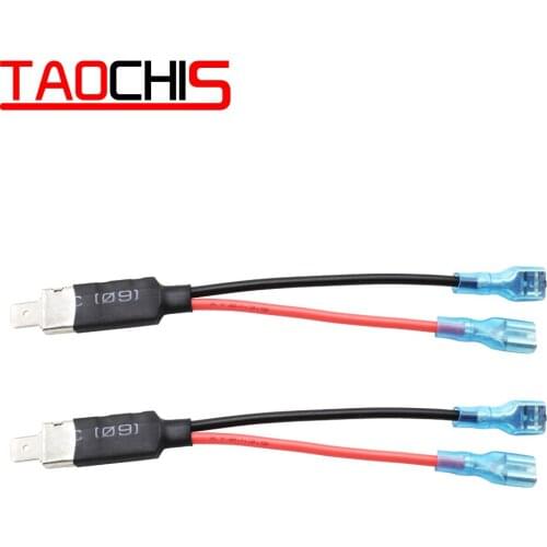 2pcs H1 LED Single Conversion Wiring Connector Cable Holder Adapter for HID Headlight Bulbs