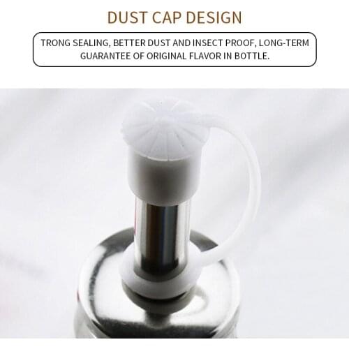 2PCS Wine Whisky Liquor Stainless Steel Oil Wine Bottle Pourer Cap Spout Stopper Mouth Dispenser Bartender Kitchen Bar Supplie