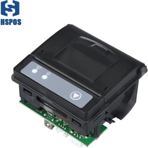 58mm RS232 and usb 12v dc panel printer embedded to car support multi language