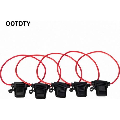 5X Waterproof Power Socket Blade Type In Line Car Boat Holders