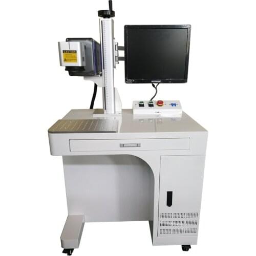 Autofocus 50W 100W Fiber Marking Machine/ JPT20W Laser Relief Engraving Machine For Mold Coin