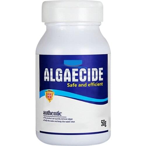 A Bottle Of Green Algae Clusters Or Hair Algae Cleaner For Effective Control Of Pond Algae, Fish Tank Cleaning Supplies