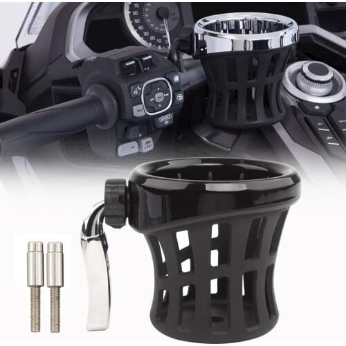 Motorcycle Passenger Drink Cup Holder Handlebar Beverage Support Bracket For Honda Goldwing 1800 GL1800 2018-2020 F6B 2018-UP