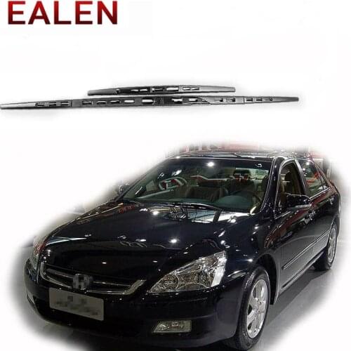 EALEN For Honda Accord 2012 2011 2010 2009-2002 Windscreen Original Wiper Accessories 1Set Rubber Car Front Wiper Blade Kit